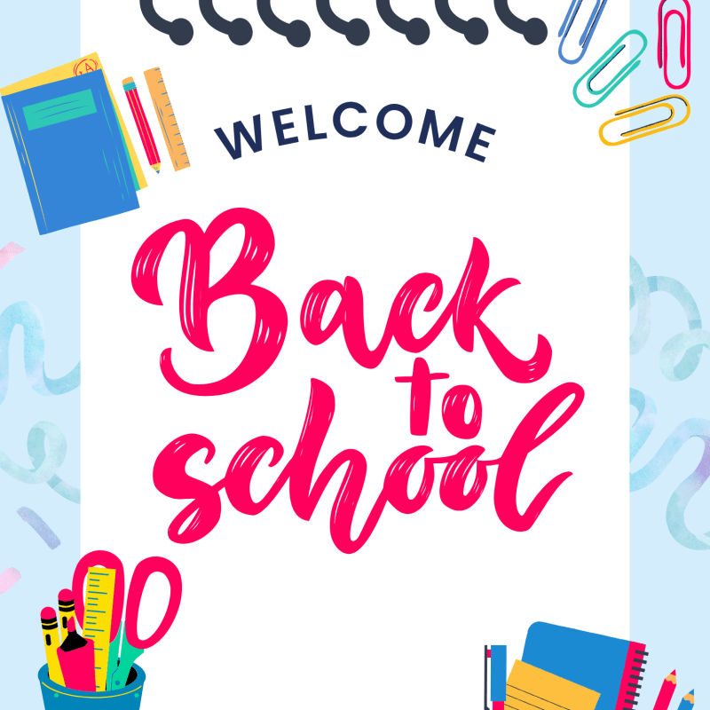 Welcome Back to School